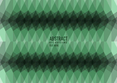 Polygon abstract on green background. Light green vector shining triangular pattern. An elegant bright illustration. Triangular pattern for your business design.のイラスト素材