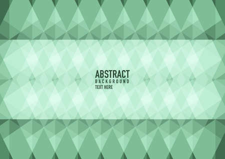 Polygon abstract on green background. Light green vector shining triangular pattern. An elegant bright illustration. Triangular pattern for your business design.のイラスト素材