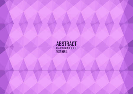 Polygon abstract on purple background. Light Green vector shining triangular pattern. An elegant bright illustration. Triangular pattern for your business design.のイラスト素材