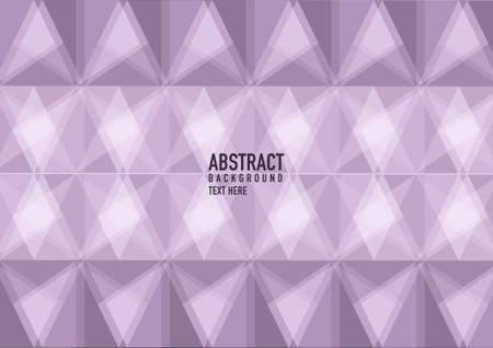 Polygon abstract on soft purple background. Light soft purple vector shining triangular pattern. An elegant bright illustration. Triangular pattern for your business design.のイラスト素材