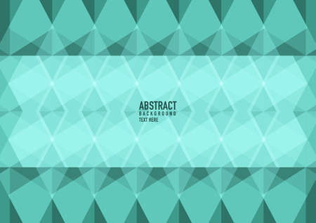Polygon abstract on green background. Light green vector shining triangular pattern. An elegant bright illustration. Triangular pattern for your business design.のイラスト素材