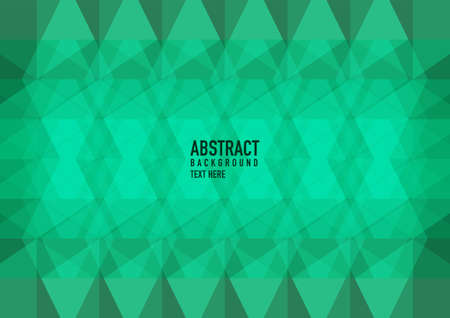 Polygon abstract on green background. Light green vector shining triangular pattern. An elegant bright illustration. Triangular pattern for your business design.のイラスト素材