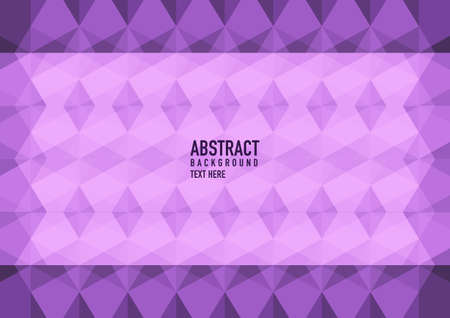 Polygon abstract on purple background. Light purple vector shining triangular pattern. An elegant bright illustration. Triangular pattern for your business design.のイラスト素材