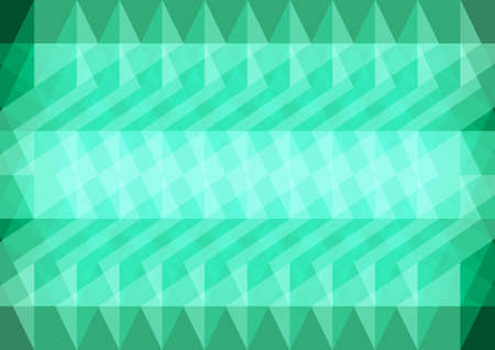 Polygon abstract on a green background. Light green vector shining triangular pattern. An elegant bright illustration. The triangular pattern for your business design.のイラスト素材