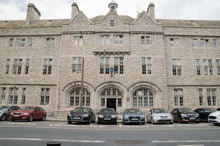 Dublin City, Dublin, Ireland, June 11th 2021.Pearse Street Garda Station frontal view