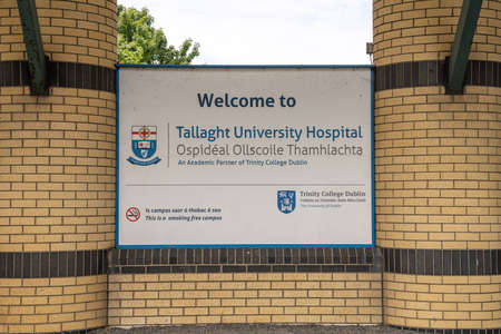 Tallaght, Dublin, Ireland, June 28th 2021. Front entrance and signage to Tallaght University...