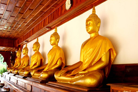 Five Lord Buddhaの写真素材