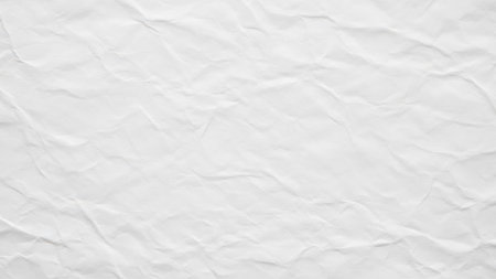 Crinkled white paper backgroundの素材