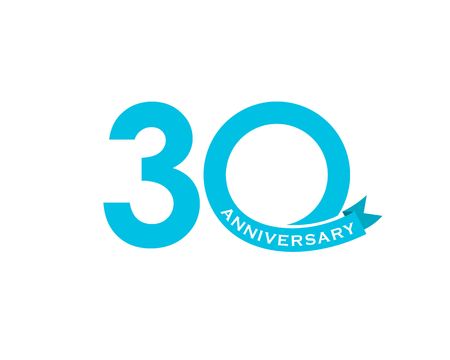 30 anniversary vector illustrationのイラスト素材