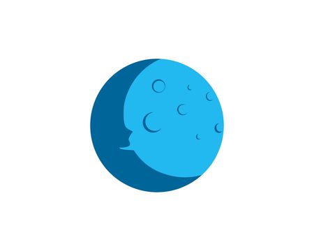 blue moonのイラスト素材