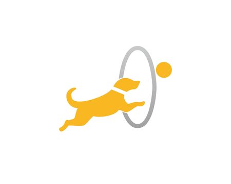 Dog Training logoのイラスト素材
