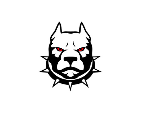 Dog head illustrationsのイラスト素材