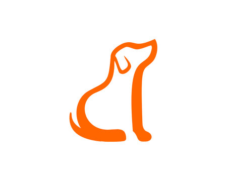 letter d for dog logoのイラスト素材