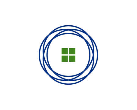 simple nest property logoのイラスト素材