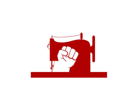 revolution tailor logo vectorのイラスト素材
