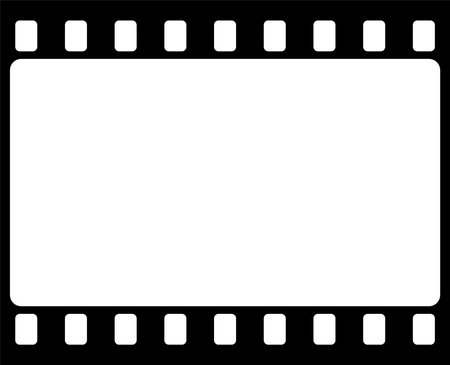 Film strip on a white background. Vector illustration, EPS 10.の写真素材