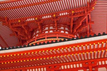 Colorful japanese temple