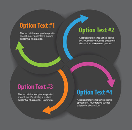 Set of infographics elements in the form of paper tapes and other flat shapes. For a variety of purposes. Vector illustrationのイラスト素材