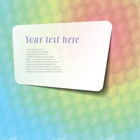 Modern geometrical abstract colored background. Vector illustrationのイラスト素材