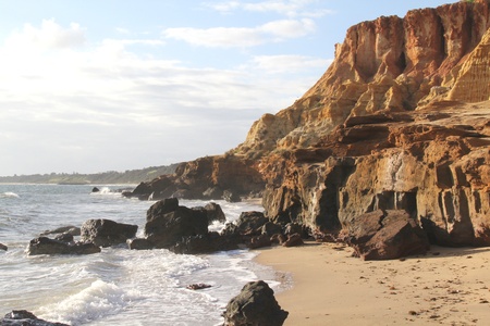 beach formationの写真素材