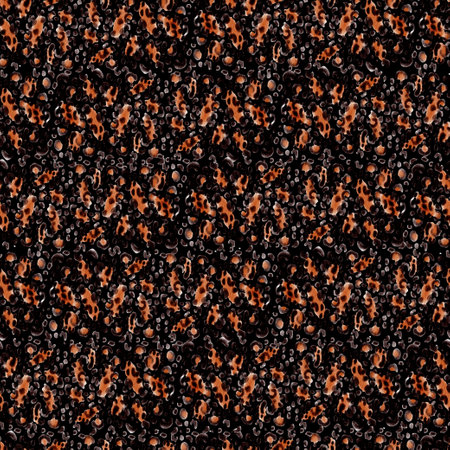 Leopard watercolor pattern design, animal print seamless texture. Illustrationの写真素材