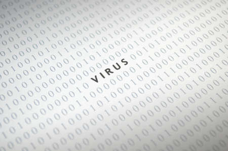 Virus with binary code