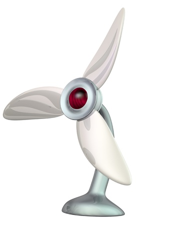 3d rendered ventilator isolated on whiteの写真素材