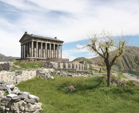 Hellenistic temple near Garni Armeniaのeditorial素材