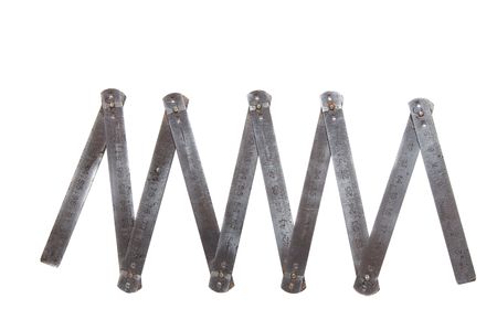 Harmonious ruler isolated on a white backgroundの写真素材