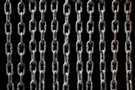 Close view of links in a chain
の写真素材