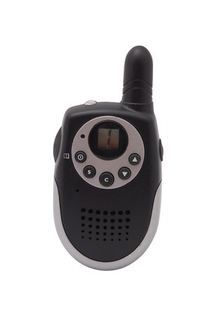 walkie-talkie isolated on a white