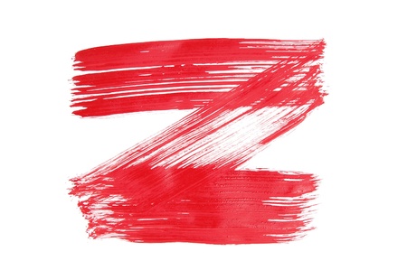 red brush patternの写真素材