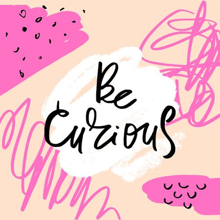 Colorful brush paint print for postcard and poster, vector illustrationのイラスト素材