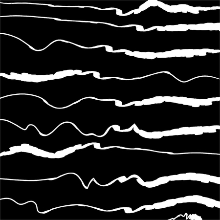Abstract simple grunge pattern, brush strokes, scribble. Universal design, wall art. Vector clipartのイラスト素材