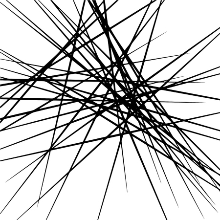 Simple hand drawn black and white pattern with stripes. Monochrome print for clothes, textile, wrapping paper and other. Vector illustration, EPSのイラスト素材