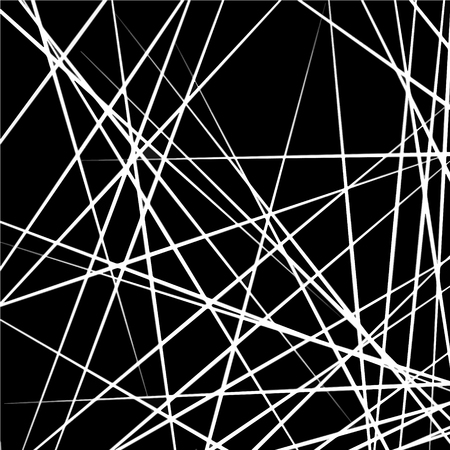 Simple hand drawn black and white pattern with stripes. Monochrome print for clothes, textile, wrapping paper and other. Vector illustration, EPSのイラスト素材