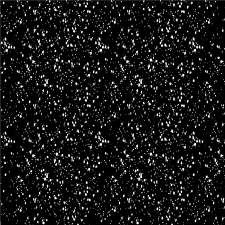 Simple hand drawn black and white pattern with brush ink spray dots. Monochrome print for clothes, textile, wrapping paper and other. Vector illustration, EPSのイラスト素材
