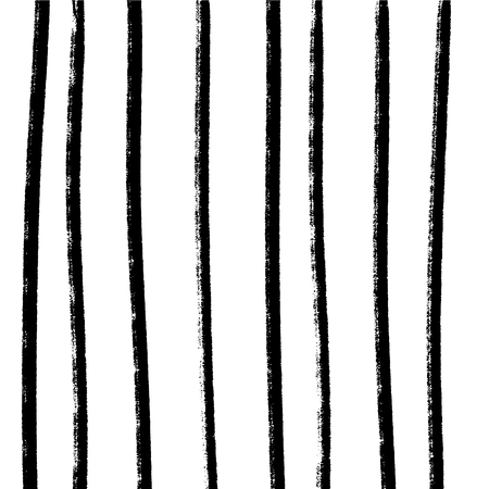 Black and white lines vector pattern, background with lines. Simple ornament.のイラスト素材