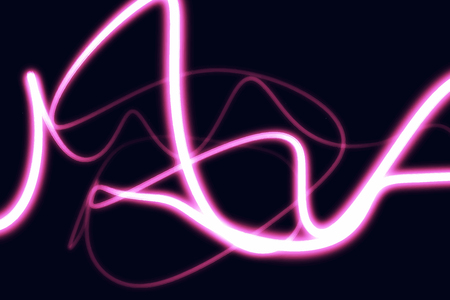 Neon futuristic glow shapes background. Wallpaper with lines. Eps vector illustrationのイラスト素材