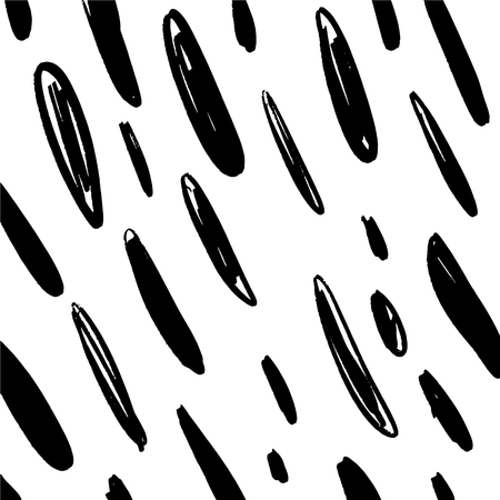Vector abstract creative pattern with white brush strokes. Universal trendy print for fabrics and otherのイラスト素材