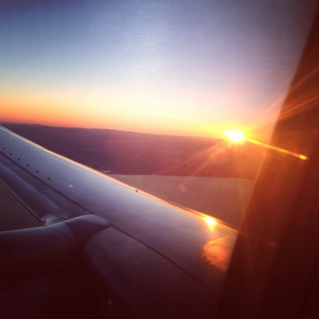 View from a planeの素材