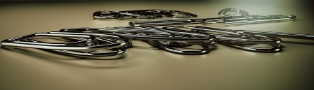 Büroklammernの写真素材