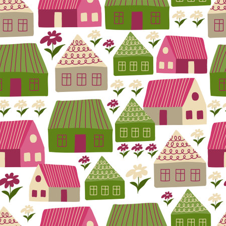 Vector image of a heart made from chamomile flowers. Congratulations on Valentine's Day. Template for postcards, flyers, banners.のイラスト素材