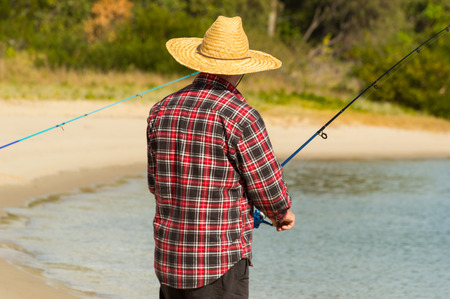 Man Fishingの写真素材