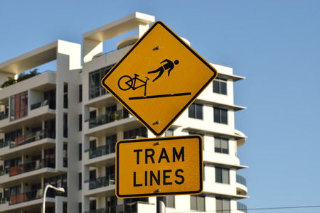 Tram Street Sign
