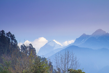 himalayas mountain in summer time
