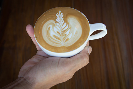 coffee latteの写真素材