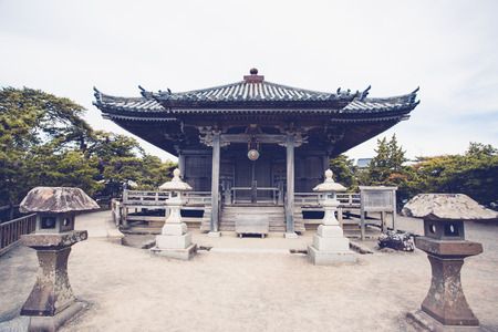 Facade of Godaido Hall at Miyagi Prefecture, Matsushima Island, Japanのeditorial素材