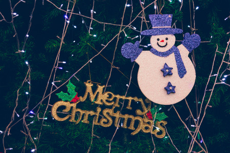 Decoration the christmas treeの写真素材