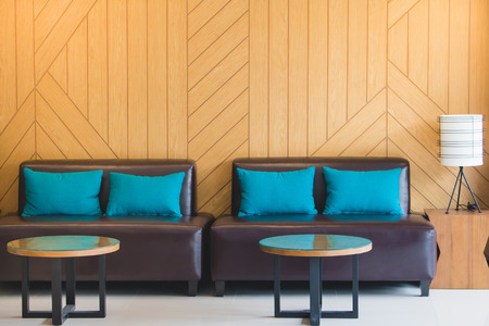 Sofa decoration on living roomの写真素材